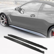 Carbon Fiber Side Skirt Extensions for BMW M4 G82 Coupe & G83 Convertible 2021+ (Pair)