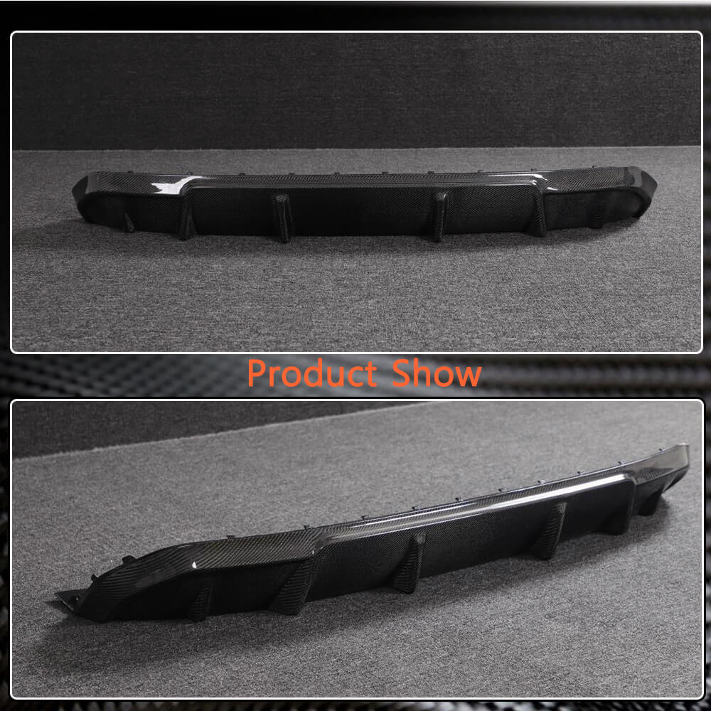 BMW i4 M50 M Sport 2022-2023 Rear Bumper Diffuser Carbon Fiber