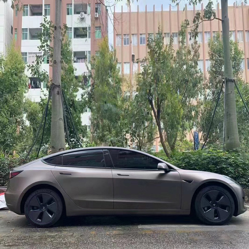 Ultral-matte Metallic Light Grey Car Vinyl