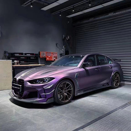 Ultral-matte Metallic Dark Purple Car
