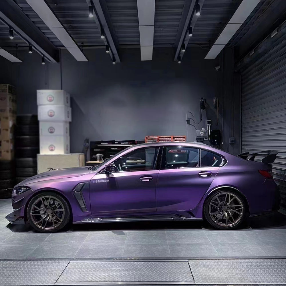 Ultral-matte Metallic Dark Purple Car