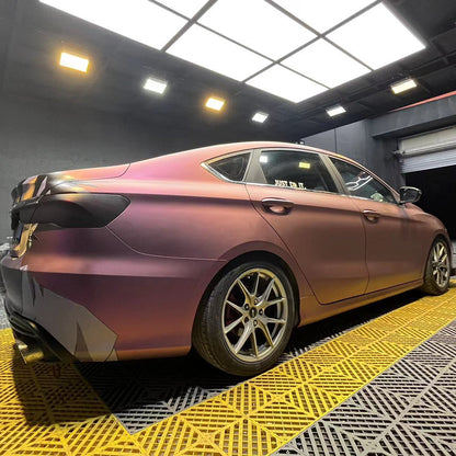 Ultral-matte Metallic Flip Pink Purple Wrap