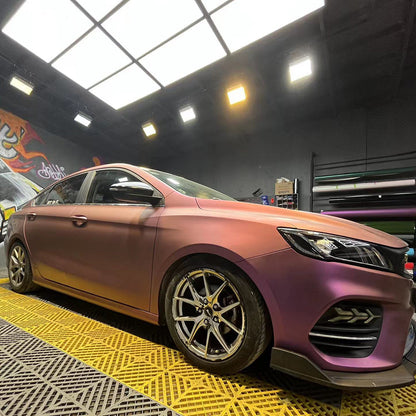 Ultral-matte Metallic Flip Pink Purple Wrap