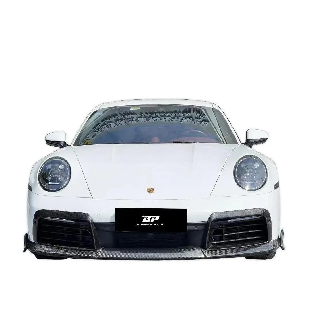 BRB Style Carbon Fiber Front Lip - Porsche 992.1 911 Carrera & Carrera S