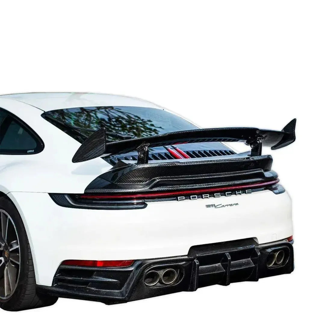 BRB Style Carbon Fiber Rear Diffuser - Porsche 992.1 911 Carrera & Carrera S