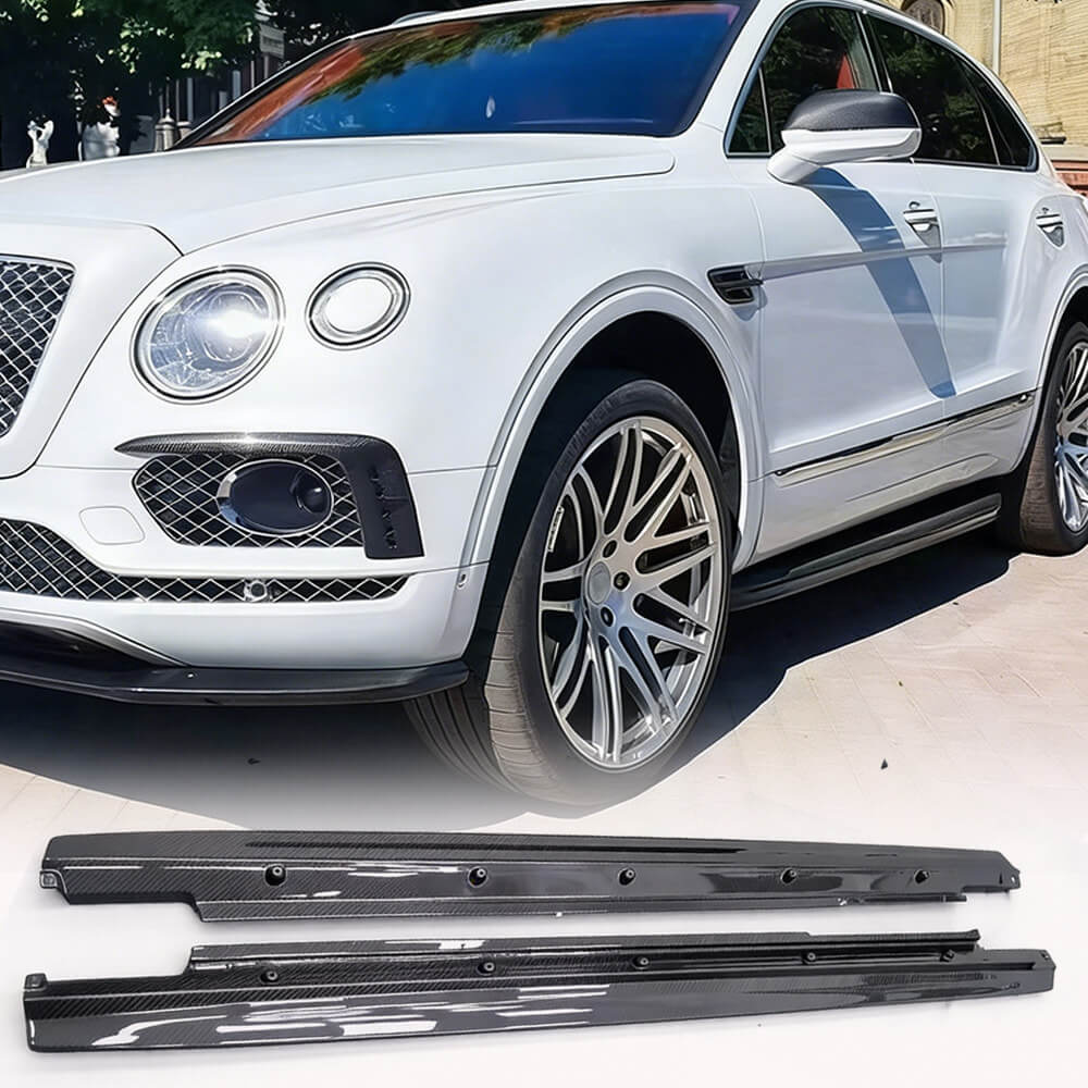 Bentley Bentayga (2016-2022) Carbon Fiber Side Skirts– Direct Fit