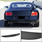 Bentley Continental GT W12/V8 2nd Gen Coupe 2012-2017 Rear Middle Window Spoiler Carbon Fiber
