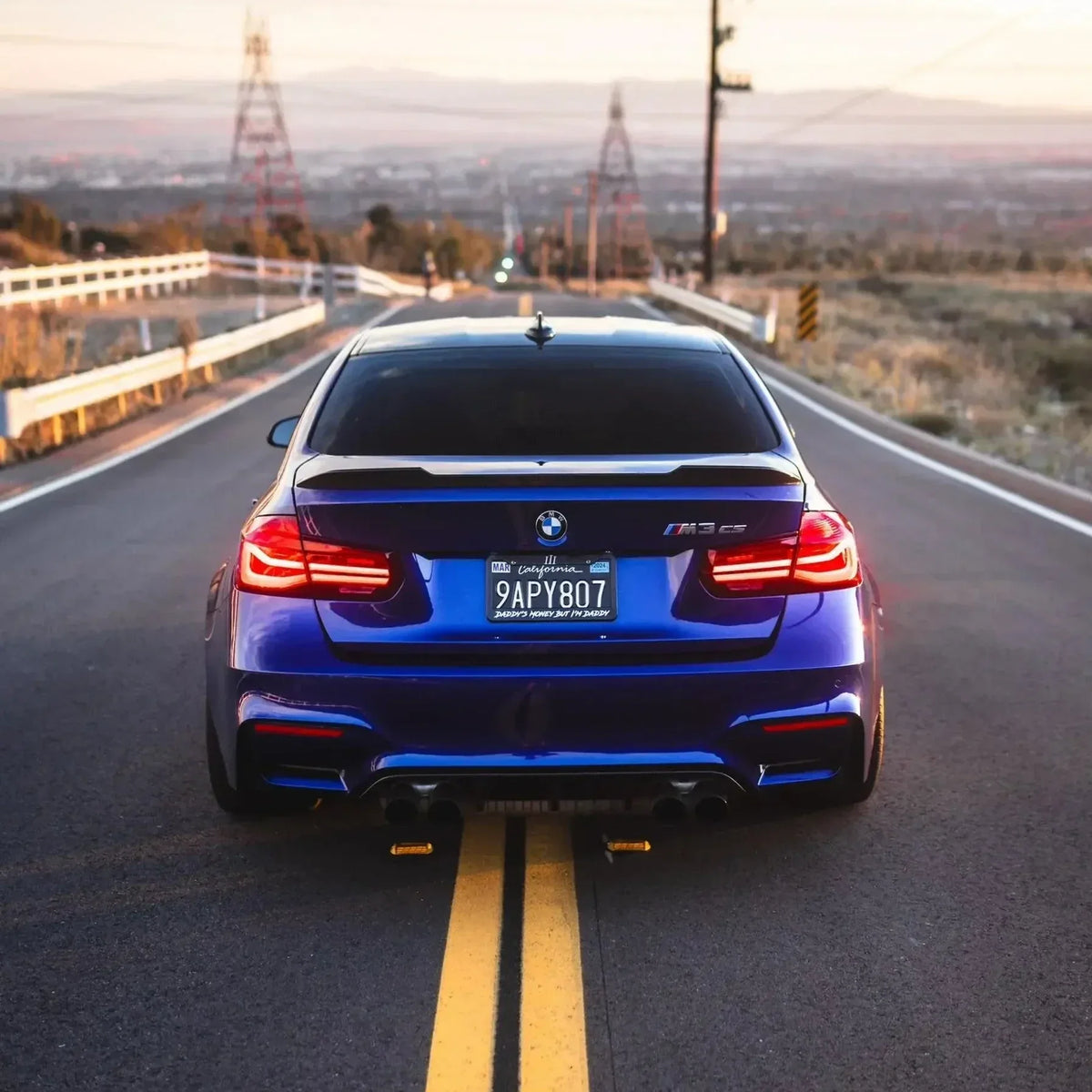 BMW F30/F80 CS-Style Carbon Fiber Trunk Spoiler