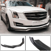 Cadillac ATS Base 2013-2019 Front Bumper Lip Carbon Fiber