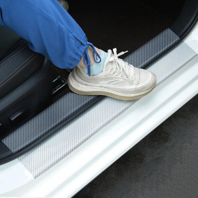 Car Door Sill and Rear Bumper Protector Strip, Silicone