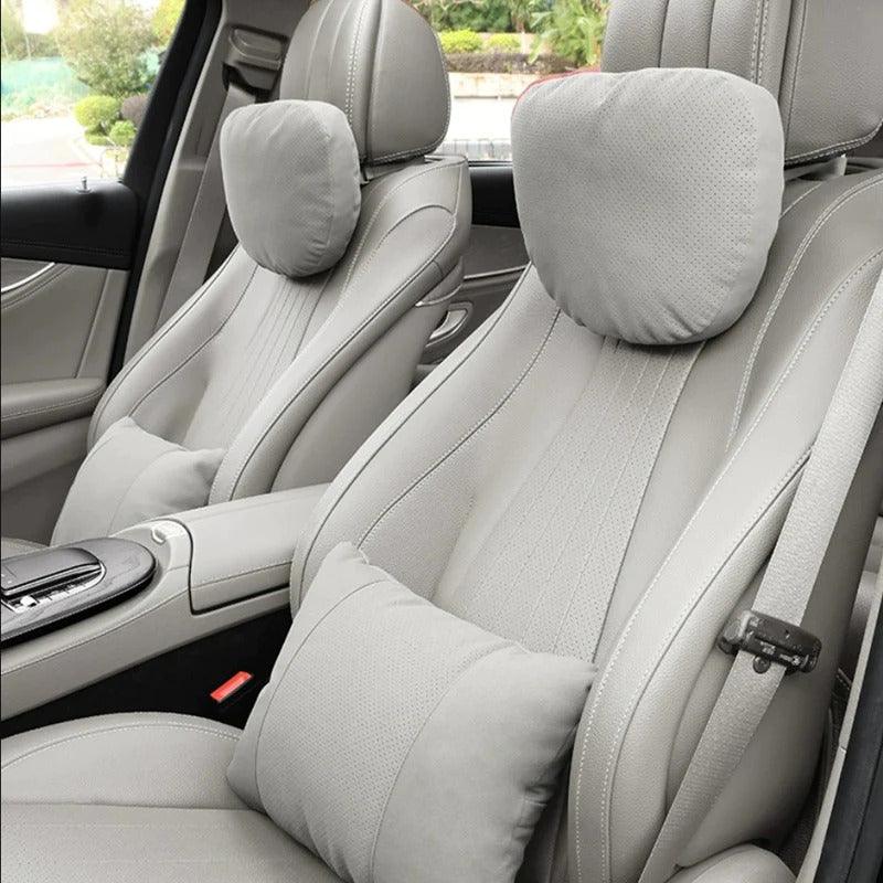 Car Headrest Neck or Lumbar Pillow, Memory Foam