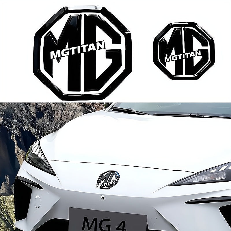 Car Rear Logo Front Grille Badge Decal For MG4/MG S5