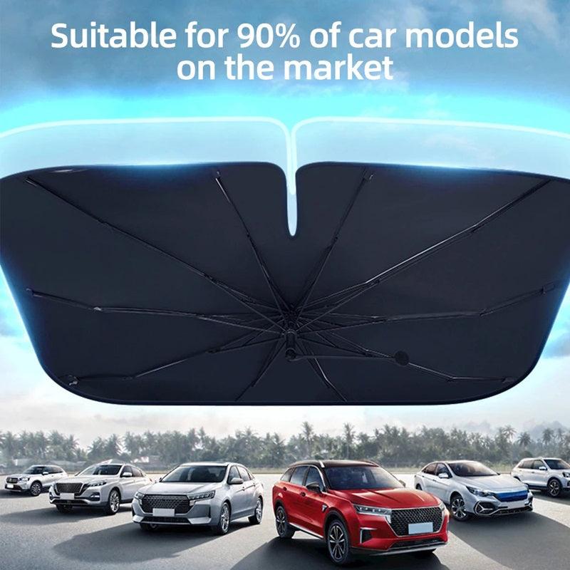 Universal Car Windshield Sun Shade, Reflective Aluminum Foil