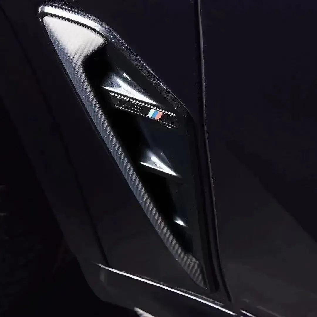 Carbon Fiber Front Bumper Air Vent Trims - BMW F95 X5M
