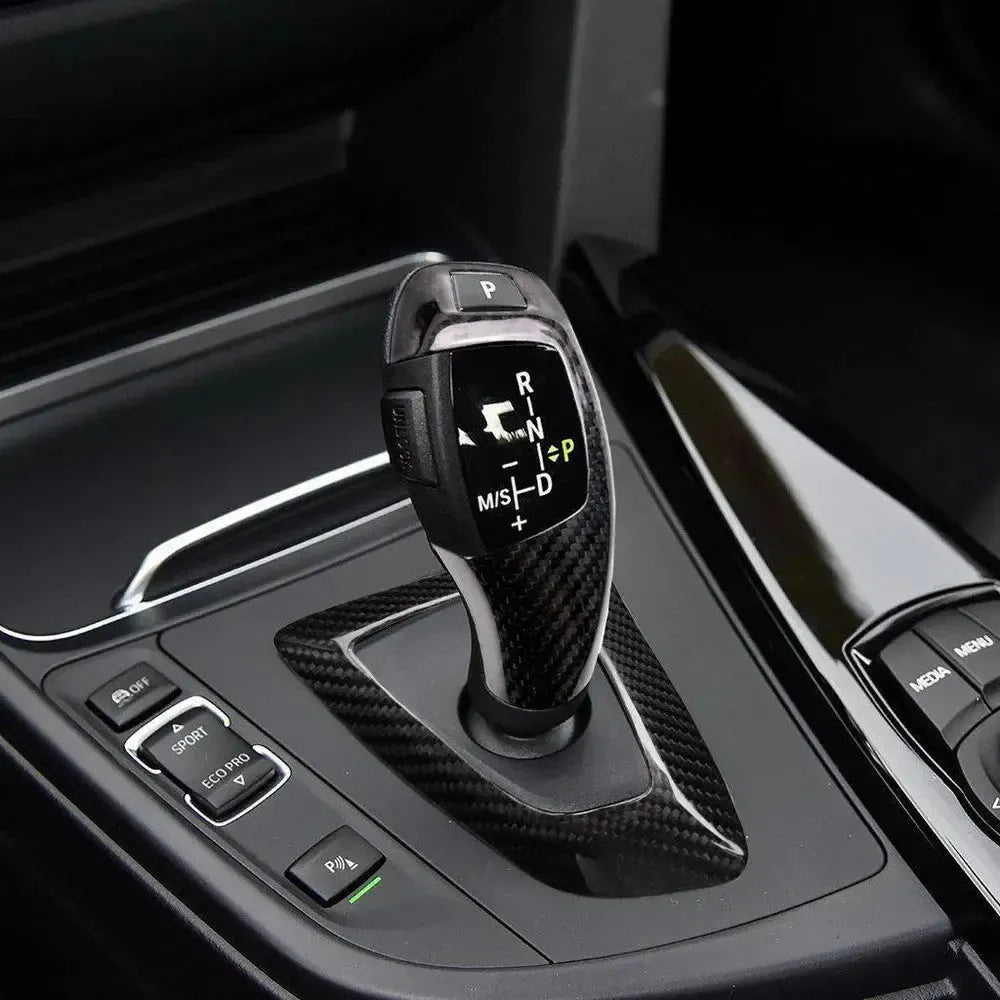 BMW F Chassis Carbon Gear Shifter Trim, Shifter or Base