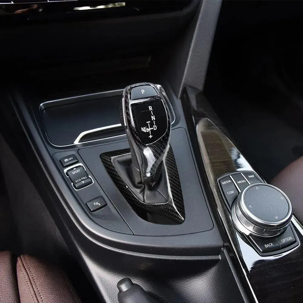 BMW F Chassis Carbon Gear Shifter Trim, Shifter or Base