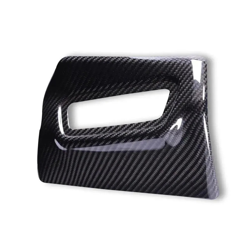 Toyota A90 Supra Dry Carbon Fiber Headlight Switch Cover