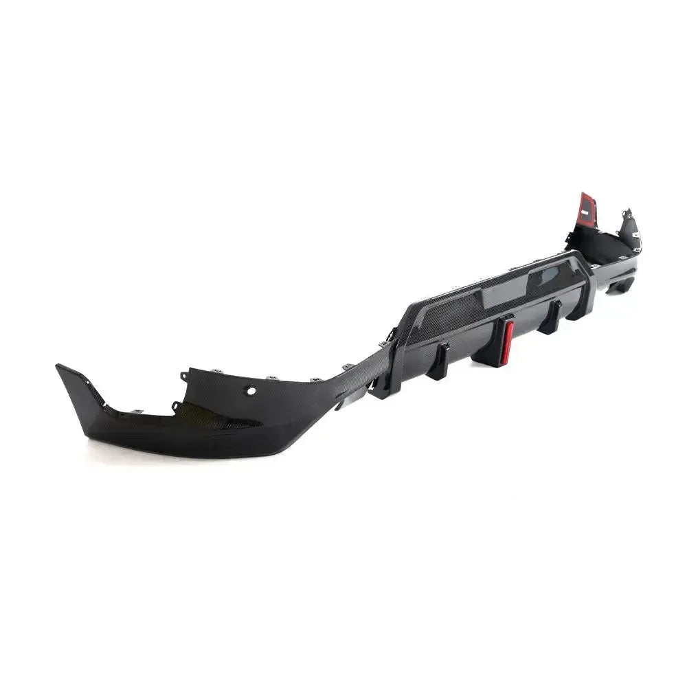 Carbon Fiber Rear Diffuser with Brake Light - BMW G42 2 Series