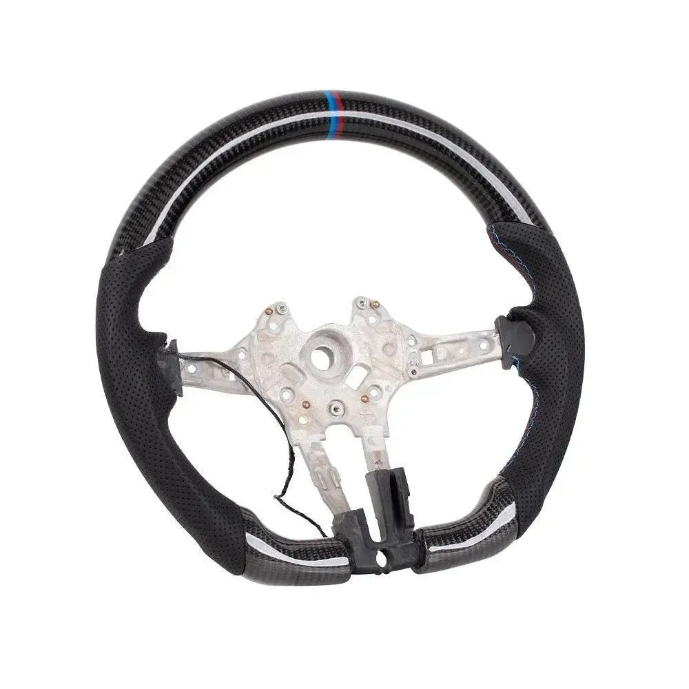 BMW F-Chassis Carbon Fiber Steering Wheel, Optional Heat / LED