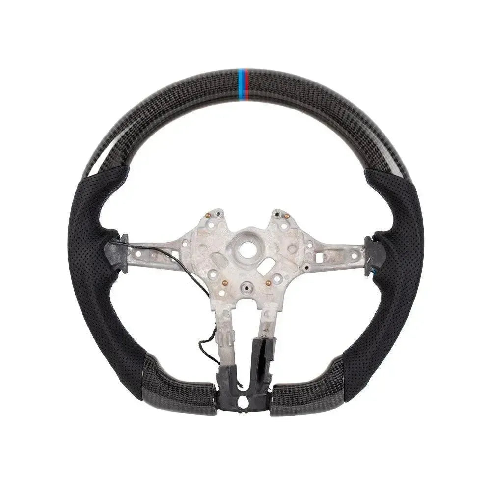 BMW F-Chassis Carbon Fiber Steering Wheel, Optional Heat / LED