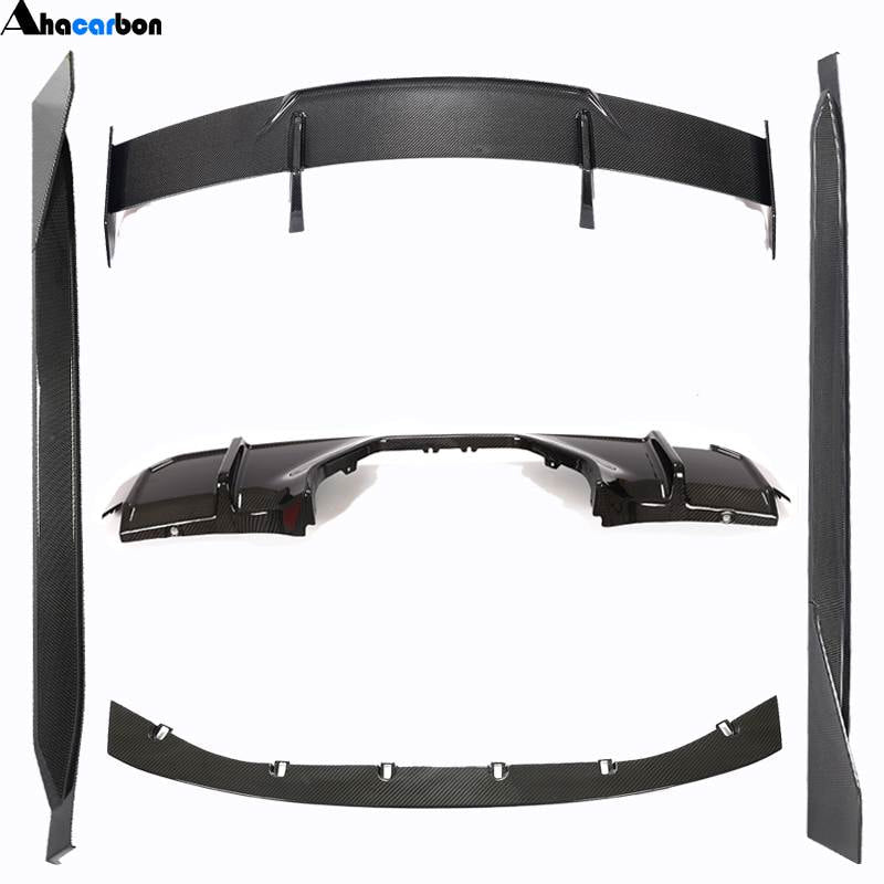 BMW 4 Series G82 M4 2-Door 21-23 Carbon Fiber Aero Body Kit(Front Lip, Side Skirts, Rear Diffuser & Trunk Spoiler)