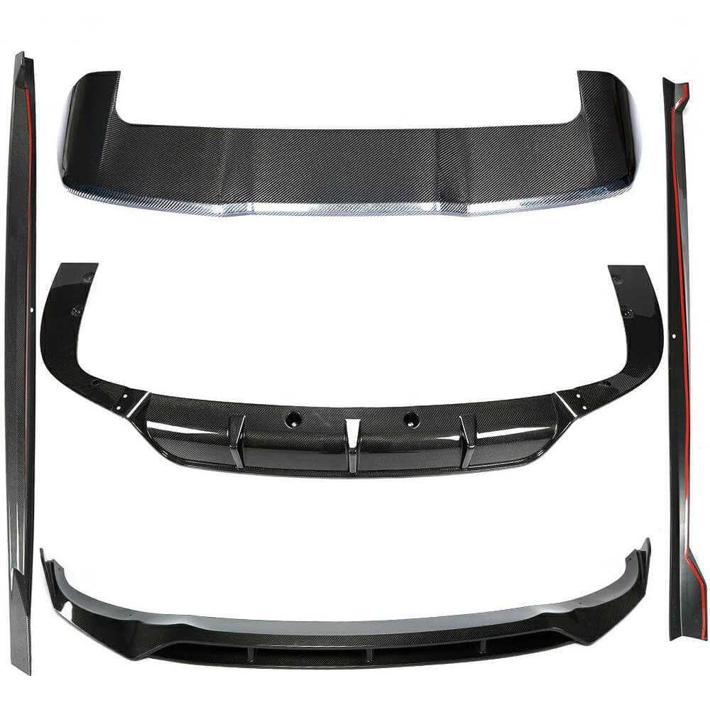 BMW X5 G05 2019-2022 Carbon Fiber Aero Body Kit(Front Lip, Side Skirts, Rear Diffuser & Trunk Spoiler)