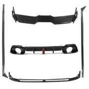 Volkswagen VW Golf 8 MK8 GTI R 2021-2023 Front Bumper Lip Side Skirts Rear Diffuser Rear Trunk Spoiler Carbon Fiber
