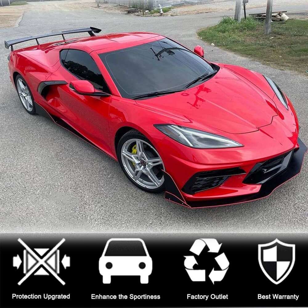 Chevrolet Corvette C8 Racing 2020-2023 Rear Trunk Spoiler Carbon Fiber