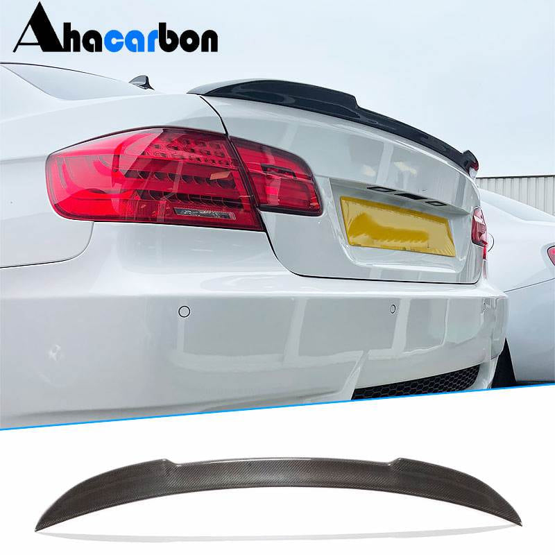 BMW 3 Series E92 M3 Coupe 2006-2013 Rear Trunk Spoiler Carbon Fiber