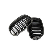 For BMW 1 Series F20 F21 Hatchback Pre-LCI Carbon Fiber Front Grille Frame Bumper Grille Outline Trim Decoration Emblem
