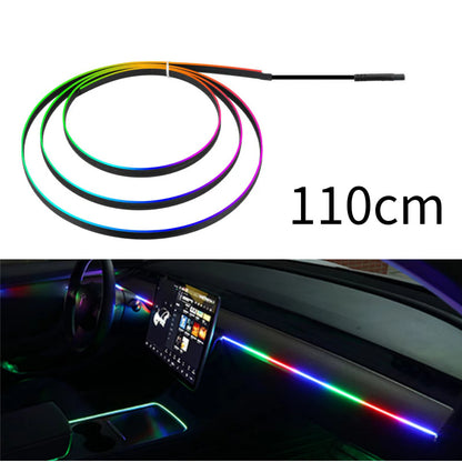 LED Acrylic USB Car Atmosphere Light Flow Style Atmosphere Light