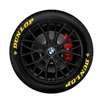 【 Font Set 】 Car Tire Stickers Tire Letter Stickers English Letter 3D Stereoscopic Stickers