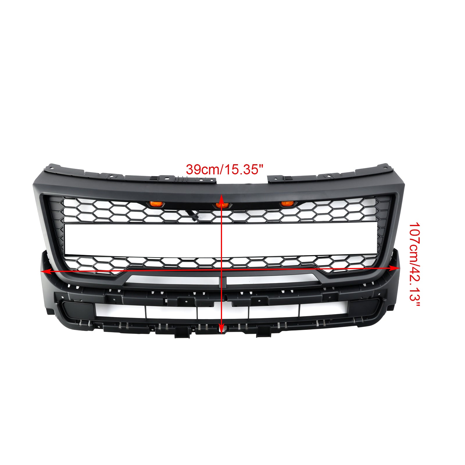 16-17 Explorer Bumper Ford Grill With Lights Front Upper Grille Replacement