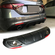 Alfa Romeo Giulia 2016-2020 Rear Bumper Diffuser Lip PP
