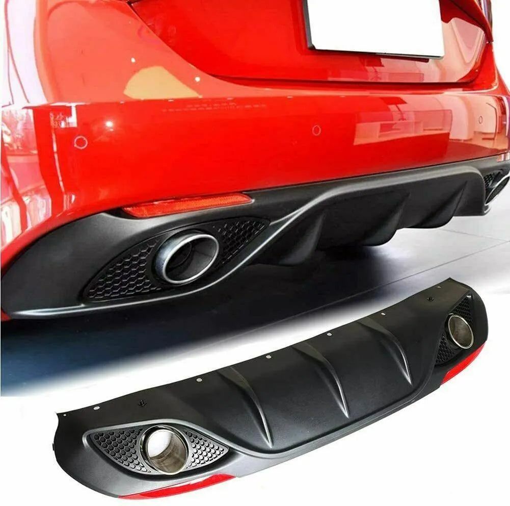 Alfa Romeo Giulia 2016-2020 Rear Bumper Diffuser Lip PP