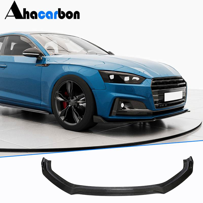 Audi A5 Sline S5 2017-2019 Front Bumper Lip Carbon Fiber