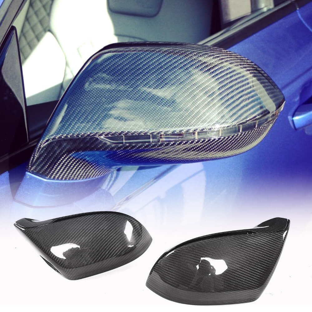 Audi A7 Sline S7 RS7 C7 C7.5 2011-2018 Replacement Side Mirror Covers Pair Carbon Fiber