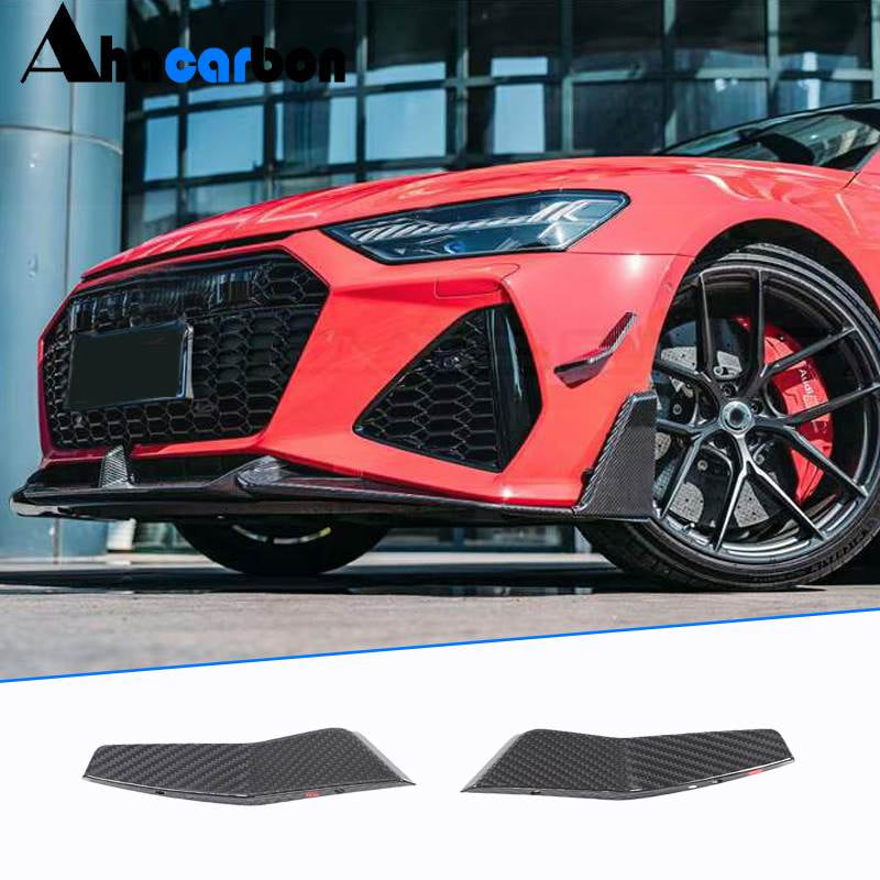 Audi RS7 C8 Sportback 2019-2020 Front Bumper Vents Dry Carbon Fiber