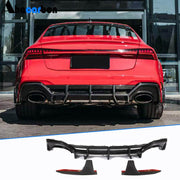 Audi RS7 C8 Sportback 2020-2022 Rear Bumper Diffuser Dry Carbon Fiber