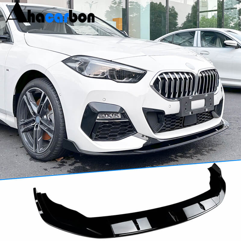 BMW 2 Series F44 216i 218i 220i 228i M Sport M235i 2020-2023 Front Bumper Lip Gloss Black ABS