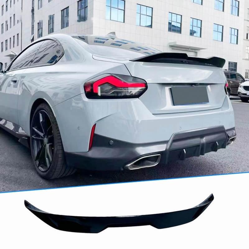 Gloss Black Rear Trunk Spoiler for 2022+ BMW 2 Series G42 Coupe 230i M240i