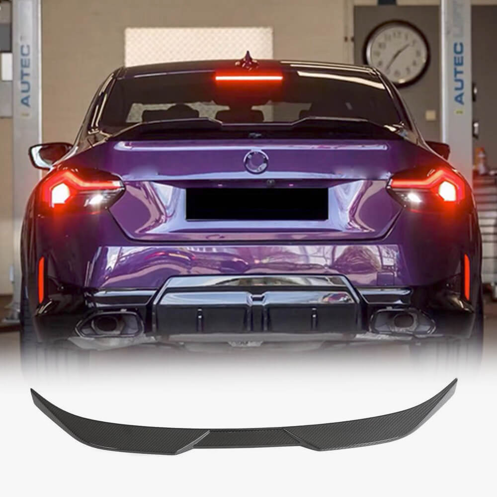 BMW 2 Series G42 Coupe 2022-2023 Rear Trunk Spoiler Carbon Fiber