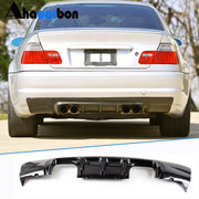 BMW 3 Series E46 M3 Coupe 2000-2006 Rear Bumper Diffuser Carbon Fiber