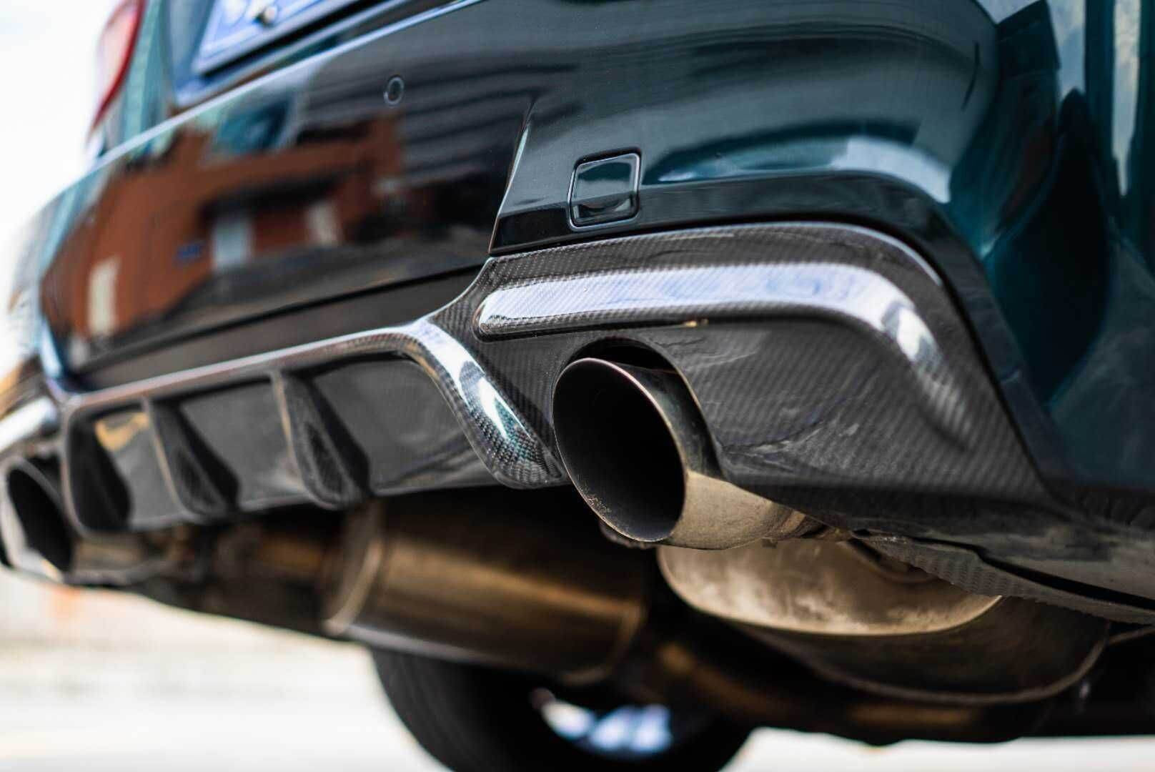 BMW 3 Series E90 M Sport 2005-2012 Rear Bumper Diffuser Carbon Fiber/FRP