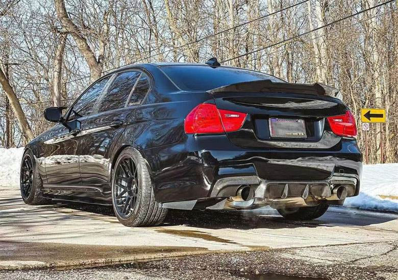 BMW 3 Series E90 M Sport 2005-2012 Rear Bumper Diffuser Carbon Fiber/FRP