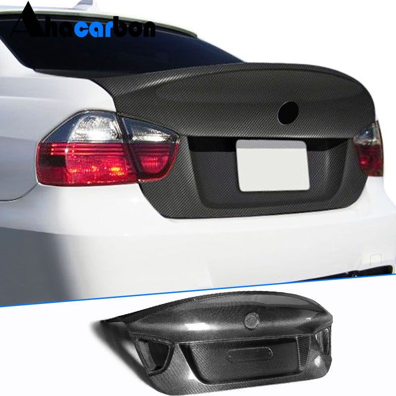 BMW 3 Series E90 M3 Pre-LCI 2005-2008 Rear Trunk Lid Cover Carbon Fiber