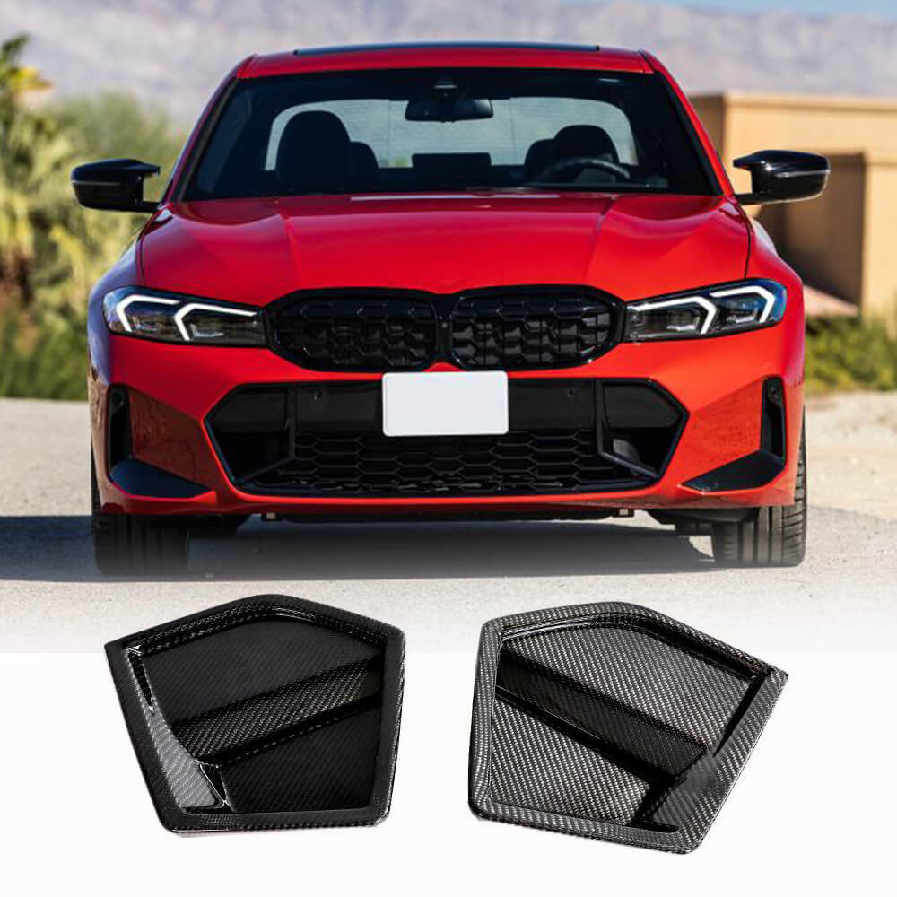 BMW 3 Series G20 G28 LCI M-Sport 320i 330i Sedan 4-Door 2022-2023 Front Bumper Splitter Carbon Fiber