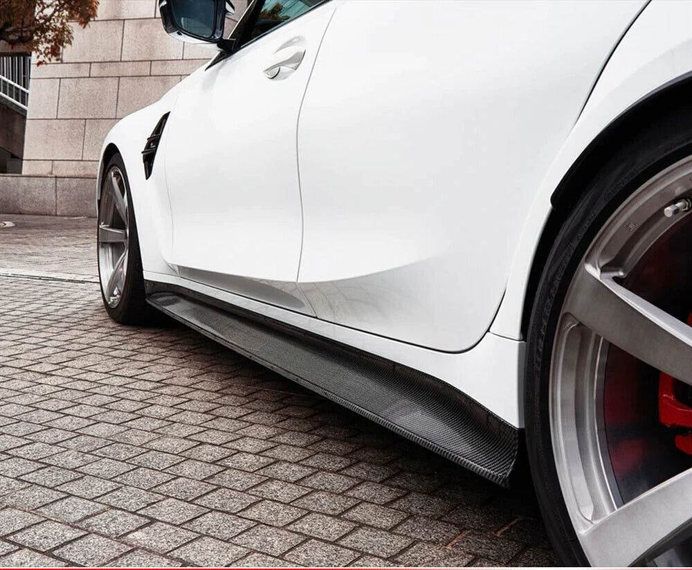 BMW 3 Series G80 M3 2021+ Side Skirts Carbon Fiber