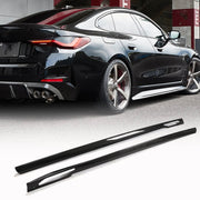 BMW 4 Series G26 M Sport 440i 2021-2023 Side Skirts Carbon Fiber