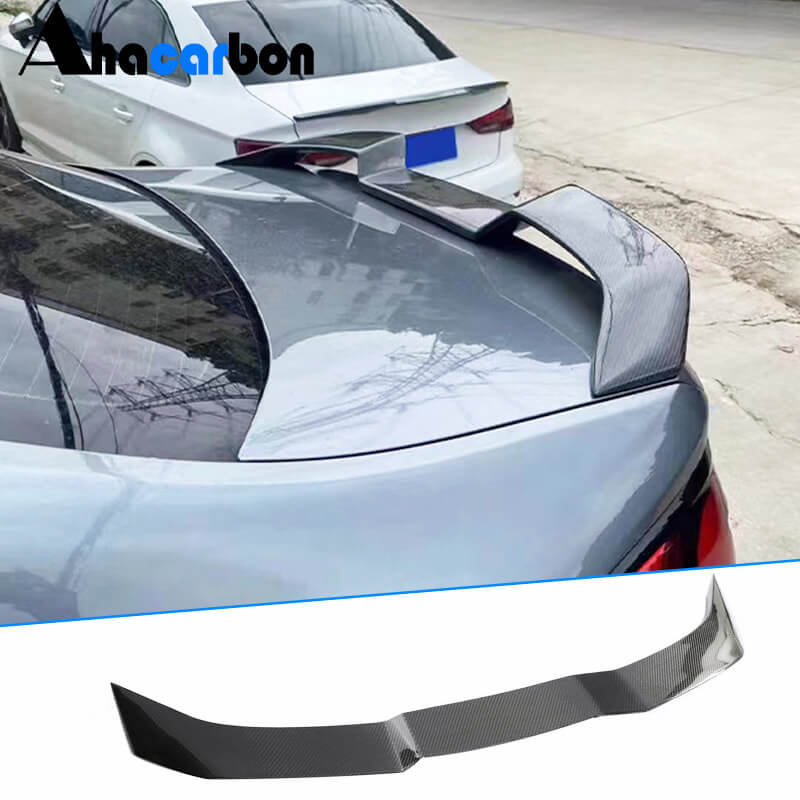 BMW 4 Series G26 i4 2021-2022 Rear Trunk Spoiler Carbon Fiber